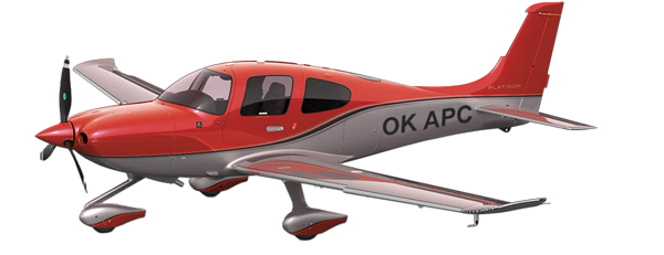 Obrázek pro Zkušební let Cirrus SR22